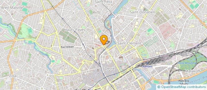 localisation de l'entreprise AUTO-ECOLE TALENSAC à NANTES