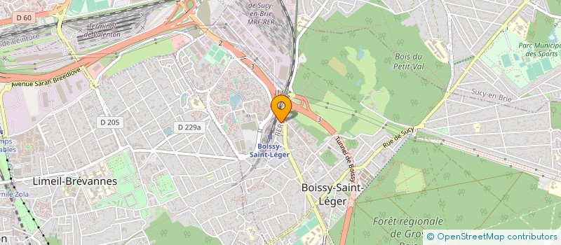 localisation de l'entreprise AUTO ECOLE TEAM CONDUITE DU RER à BOISSY-SAINT-LEGER