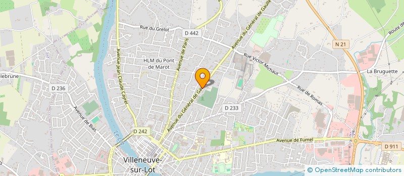 localisation de l'entreprise AUTO-ECOLE THIERRY ET FABIENNE à VILLENEUVE-SUR-LOT