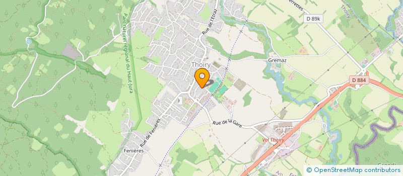 localisation de l'entreprise AUTO-ECOLE THOIRY  THOIRY