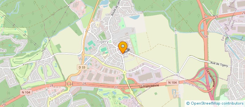 localisation de l'entreprise AUTO ECOLE TIGERY  TIGERY