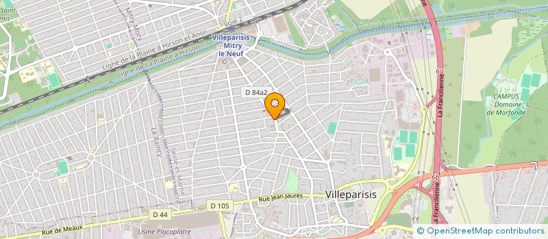 localisation de l'entreprise AUTO-ECOLE TOP CONDUITE 77  VILLEPARISIS