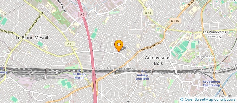 localisation de l'entreprise AUTO ECOLE TOUR EIFFEL  AULNAY-SOUS-BOIS