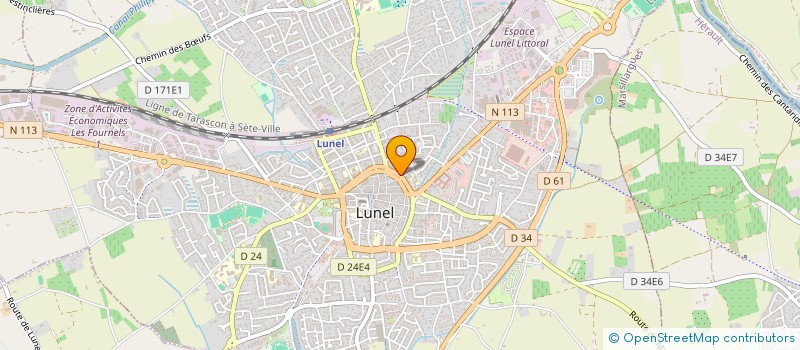 localisation de l'entreprise AUTO ECOLE VALLET à LUNEL