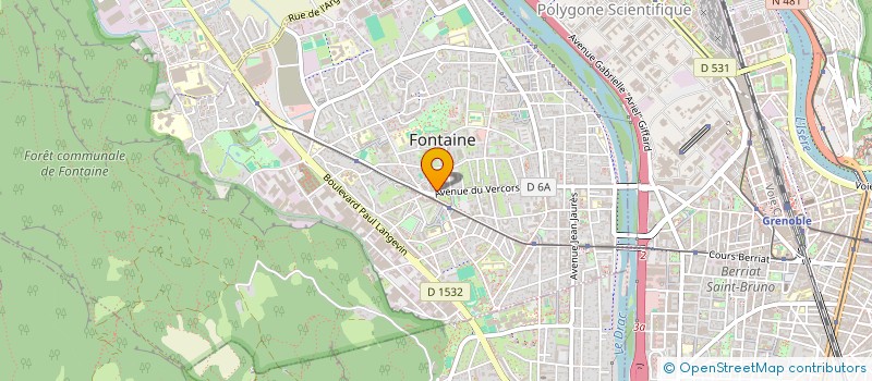 localisation de l'entreprise AUTO-ECOLE VERCORS  FONTAINE