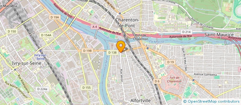 localisation de l'entreprise AUTO-ECOLE VERON à ALFORTVILLE