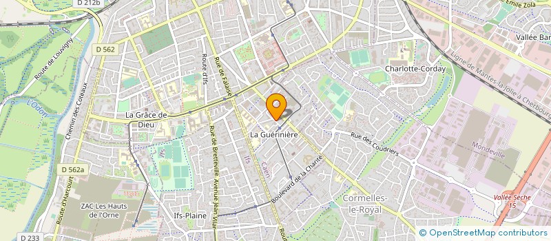 localisation de l'entreprise AUTO-ECOLE VILLEDIEU à CAEN
