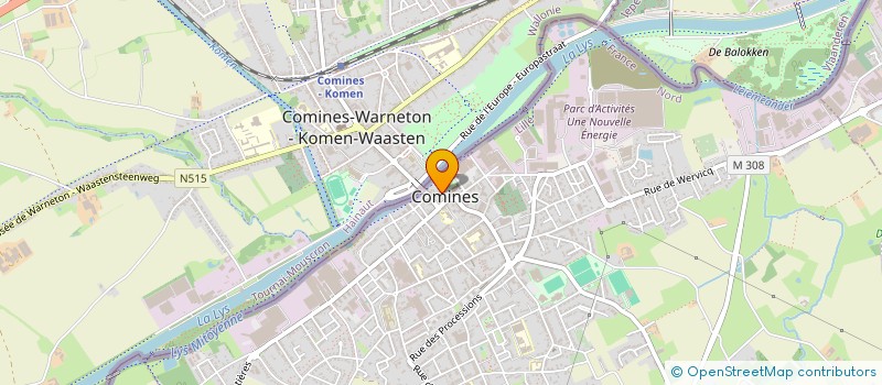 localisation de l'entreprise AUTO ECOLE YANIS  COMINES