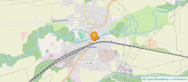 localisation de l'entreprise AUTO ECOLE YO CONDUITE à REVIGNY-SUR-ORNAIN