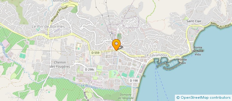 localisation de l'entreprise AUTO ELEC 3000 à LE LAVANDOU