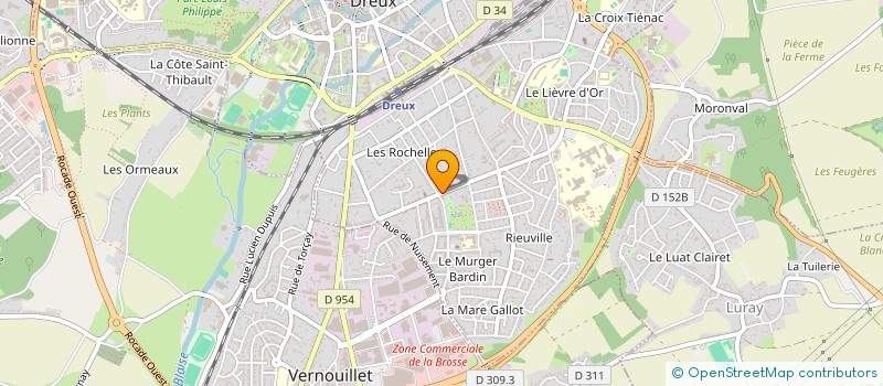 localisation de l'entreprise AUTO ELEC à DREUX