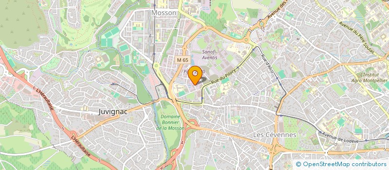 localisation de l'entreprise AUTO ELEGANCE MTP à MONTPELLIER