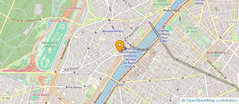 localisation de l'entreprise AUTO EQUIPEMENT INTERNATIONAL à PARIS