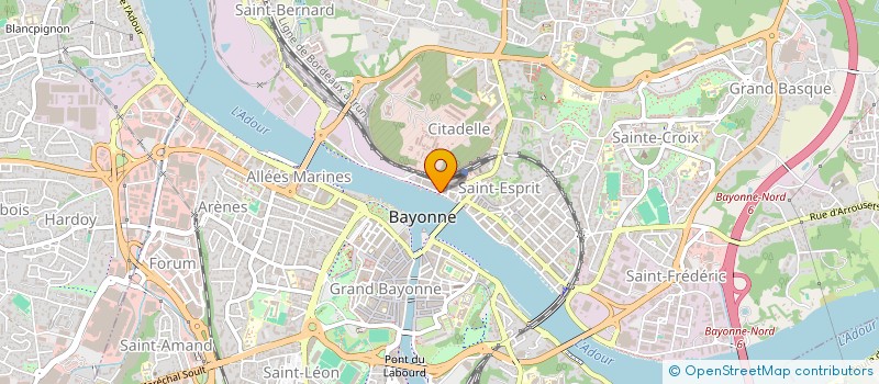 localisation de l'entreprise AUTO EURO DEUX MILLE à BAYONNE