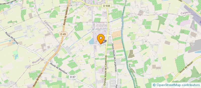 localisation de l'entreprise AUTO EVASION 84 à PERNES-LES-FONTAINES