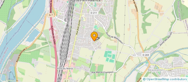 localisation de l'entreprise AUTO EVASION à PORTES-LES-VALENCE