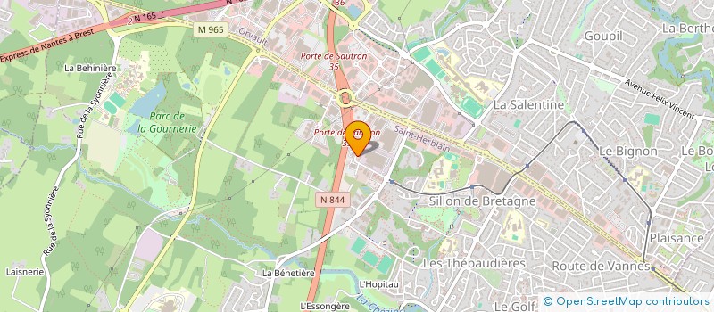 localisation de l'entreprise AUTO EVENTS 44 à SAINT-HERBLAIN