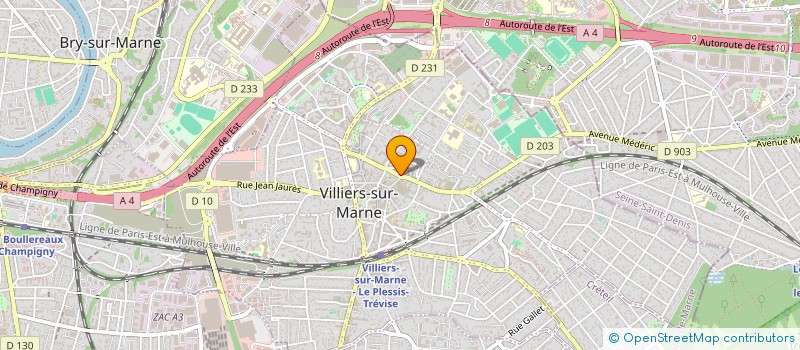 localisation de l'entreprise AUTO EXCLUSIVE à VILLIERS-SUR-MARNE