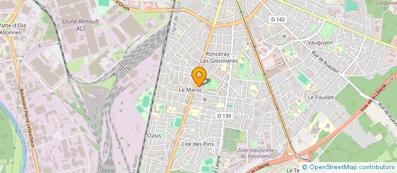 localisation de l'entreprise AUTO EXPERT  LE MANS