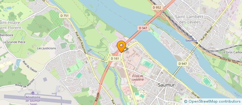 localisation de l'entreprise AUTO EXPERT CONTROLE à SAUMUR