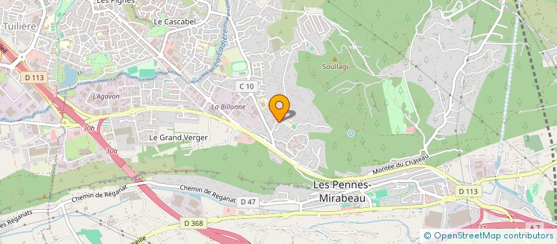 localisation de l'entreprise AUTO EXPERTISE CARDUNER à LES PENNES-MIRABEAU