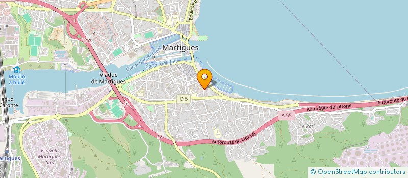 localisation de l'entreprise AUTO EXPO MARTIGUES  MARTIGUES