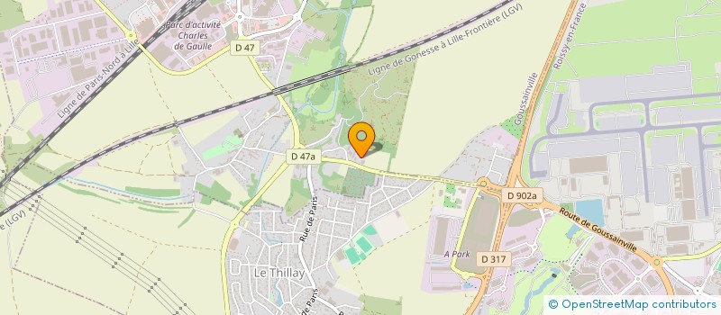 localisation de l'entreprise AUTO EXPRESS  GOUSSAINVILLE