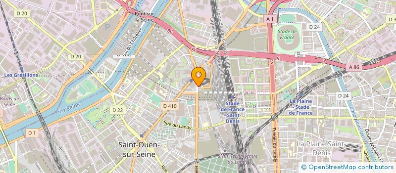 localisation de l'entreprise AUTO EXPRESSE à SAINT-DENIS