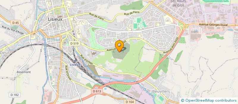 localisation de l'entreprise AUTO EZZO  LISIEUX