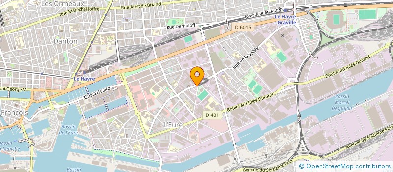 localisation de l'entreprise AUTO FAST à LE HAVRE