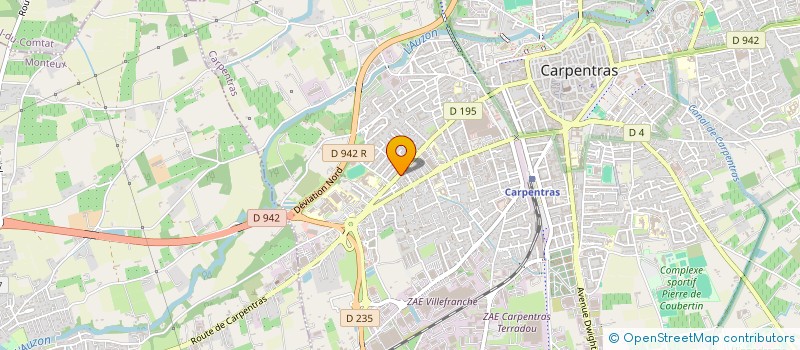 localisation de l'entreprise AUTO-FEELING à CARPENTRAS