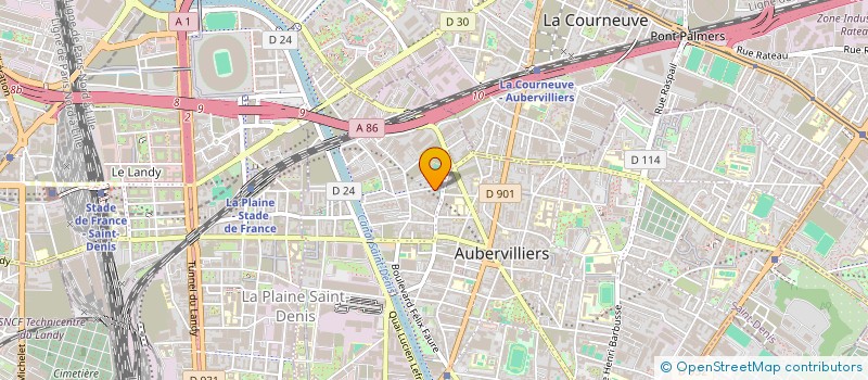 localisation de l'entreprise AUTO FIRST à AUBERVILLIERS