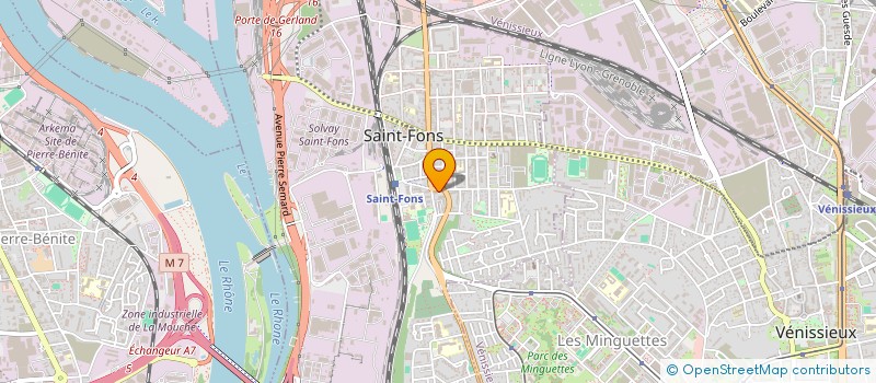 localisation de l'entreprise AUTO FLASCH ST FONS à SAINT-FONS