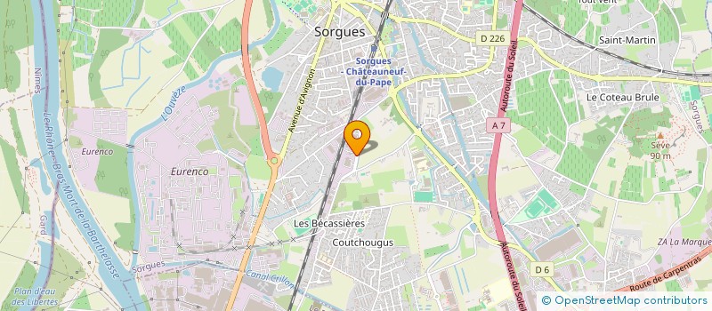 localisation de l'entreprise AUTO FLASH  CAUMONT-SUR-DURANCE