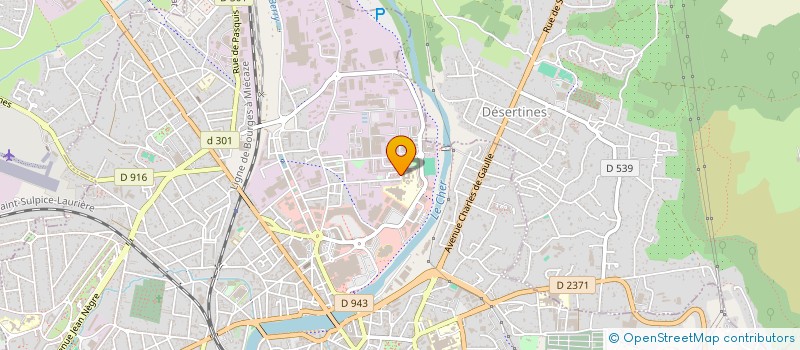 localisation de l'entreprise AUTO FLASH à MONTLUCON