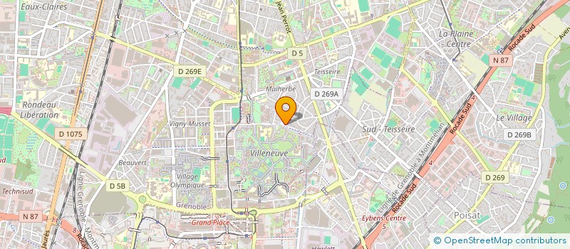 localisation de l'entreprise AUTO FLASH SARL à GRENOBLE