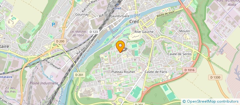 localisation de l'entreprise AUTO FLEX 34  CREIL