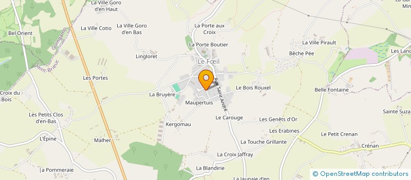 localisation de l'entreprise AUTO FOEILLAIS COMPETITION  LE FIL