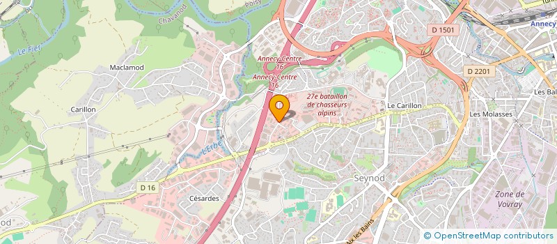 localisation de l'entreprise AUTO FORM à ANNECY