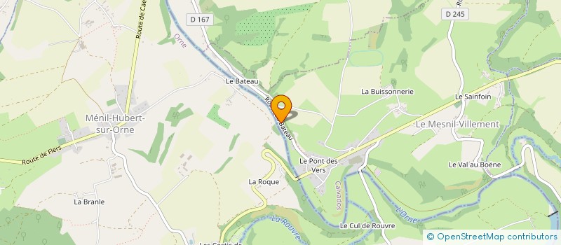 localisation de l'entreprise AUTO FOXX  LE MESNIL-VILLEMENT