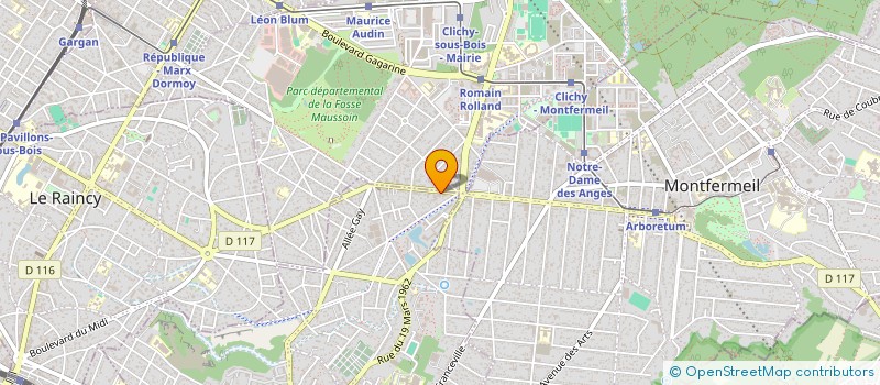localisation de l'entreprise AUTO GAGNY 93 à GAGNY