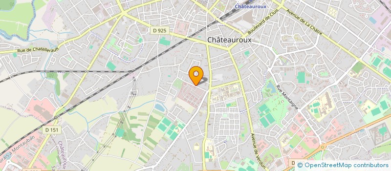 localisation de l'entreprise AUTO GALERIE à CHATEAUROUX