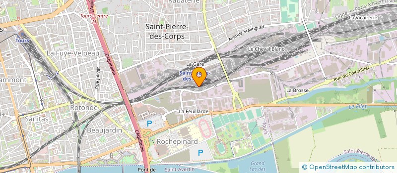 localisation de l'entreprise AUTO'GAMM à SAINT-PIERRE-DES-CORPS