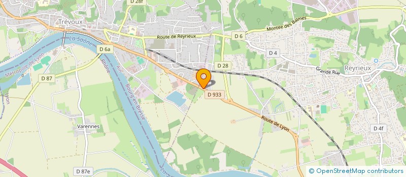 localisation de l'entreprise AUTO GAN à REYRIEUX