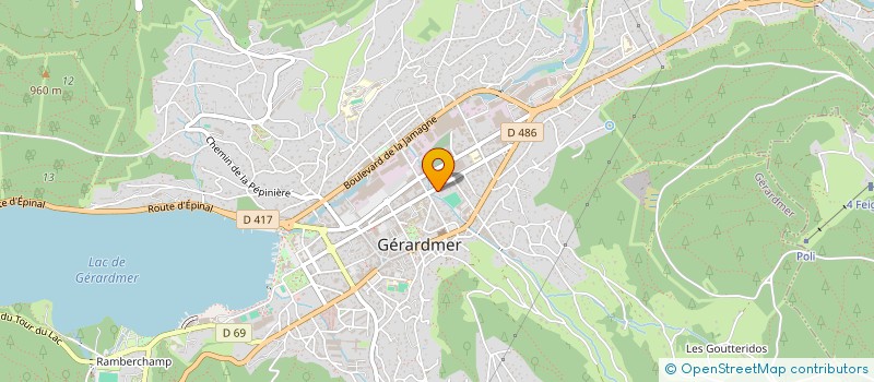 localisation de l'entreprise AUTO GARAGE GEROMOIS à GERARDMER