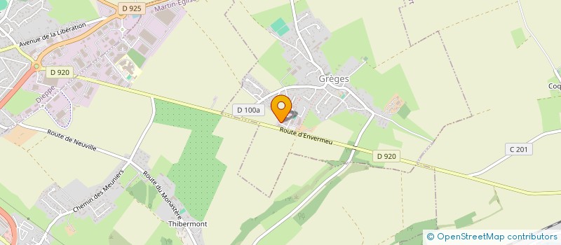 localisation de l'entreprise AUTO GARAGE GREGES  GREGES