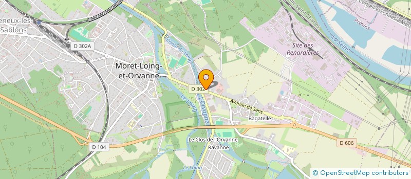 localisation de l'entreprise AUTO GEFT  VILLE-SAINT-JACQUES