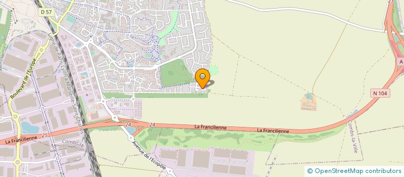 localisation de l'entreprise AUTO GLASS  COMBS-LA-VILLE