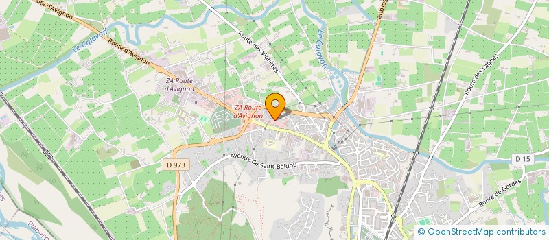 localisation de l'entreprise AUTO GLASS LUBERON  CAVAILLON