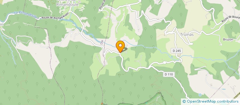 localisation de l'entreprise AUTO GLISSE 26  CRUPIES